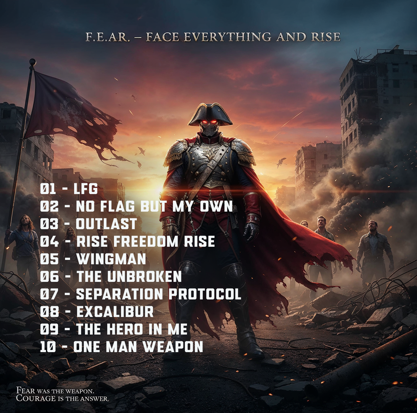 Full Metal Patriot - F.E.AR. (Face Everything and Rise) CD
