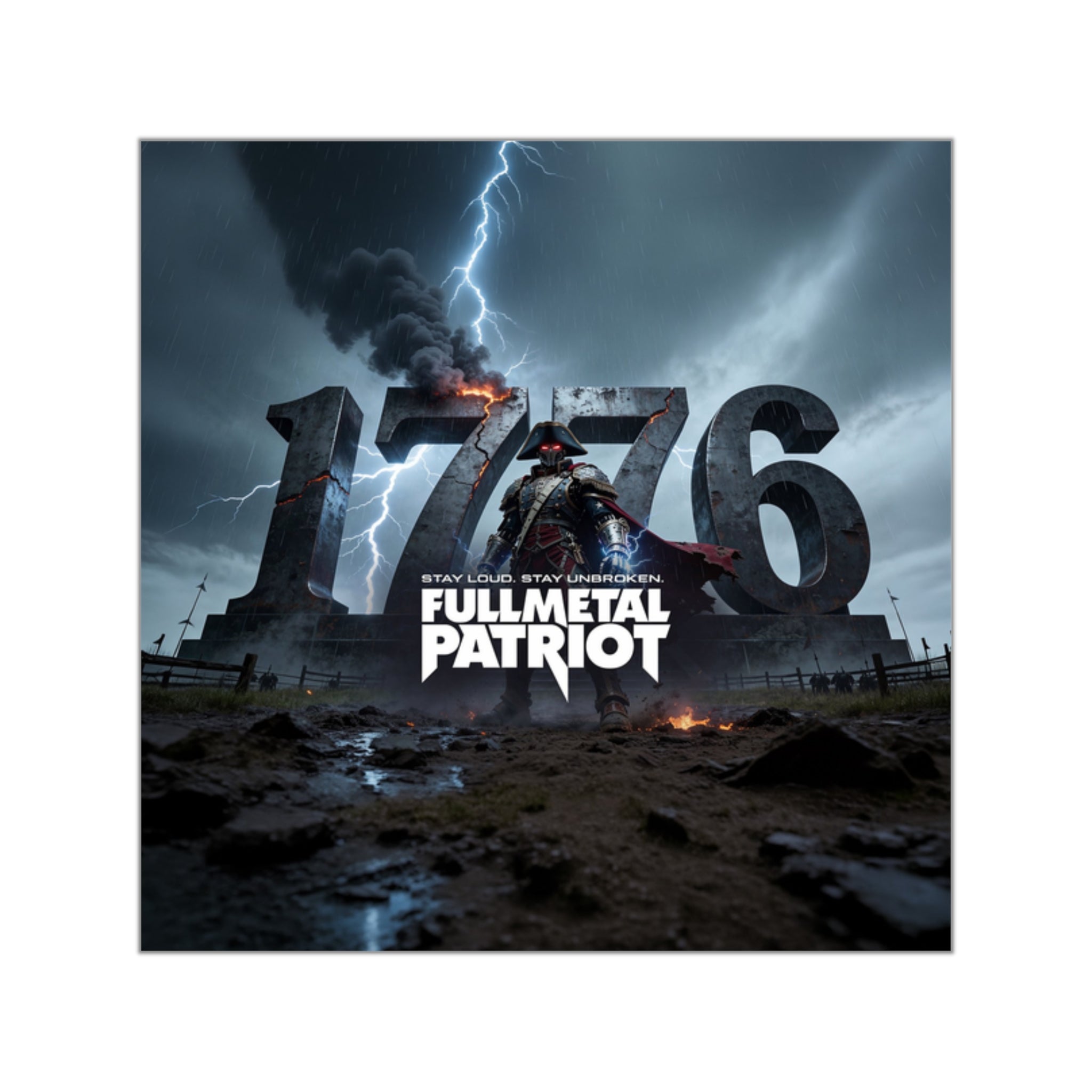 FMP Sticker — "I AM 1776" - Vinyl Decal
