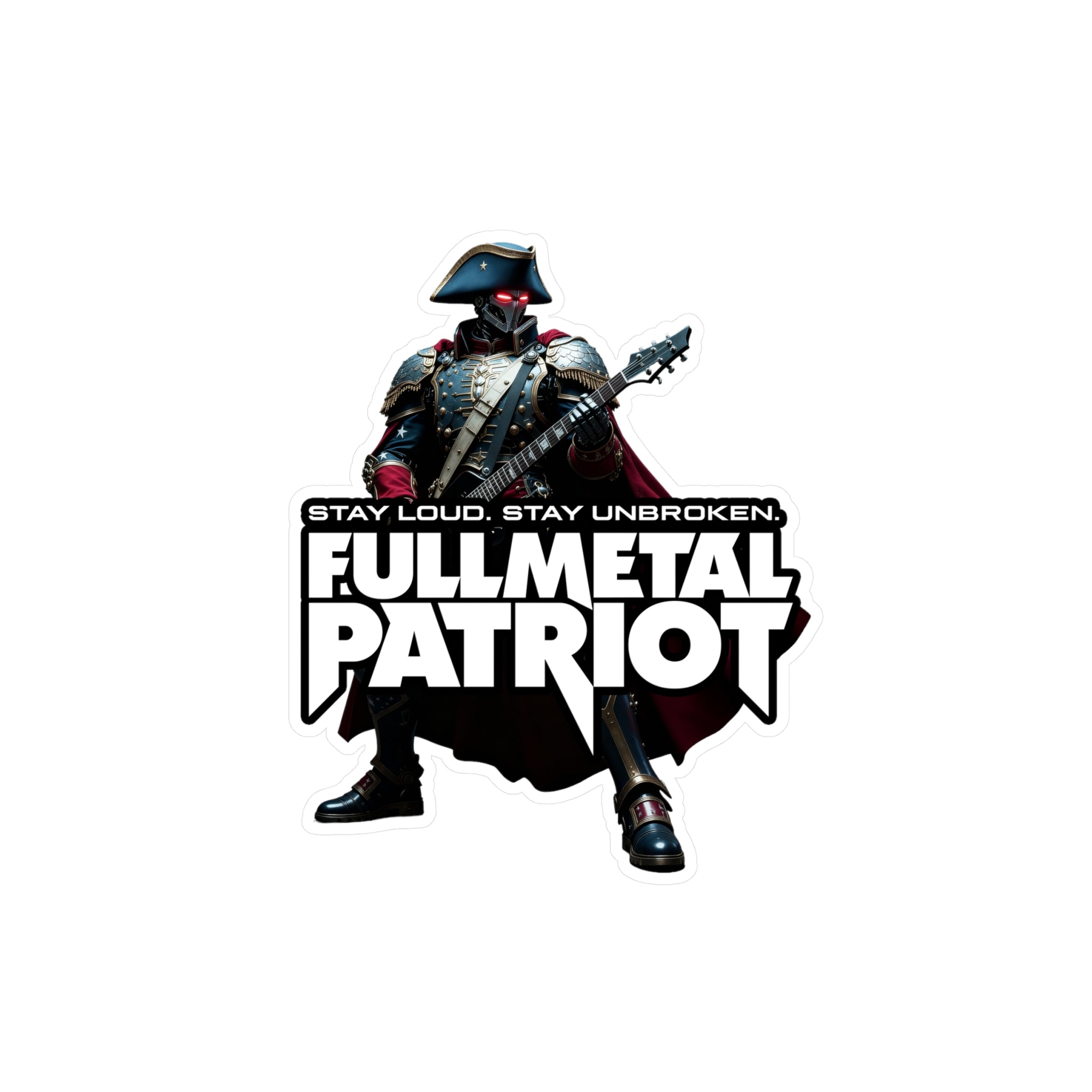 FMP Sticker — "LOUD AND UNBROKEN" - Vinyl Decal