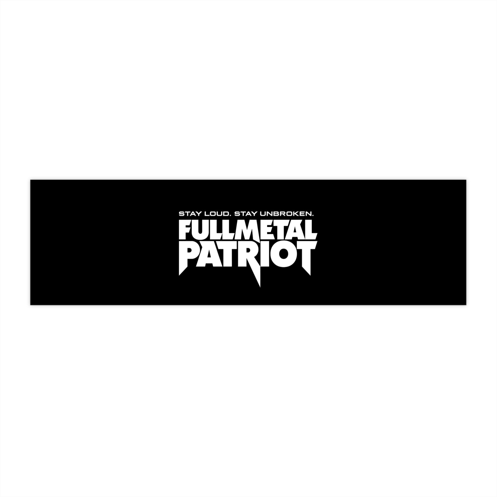 FMP logo - bumper sticker (wide)