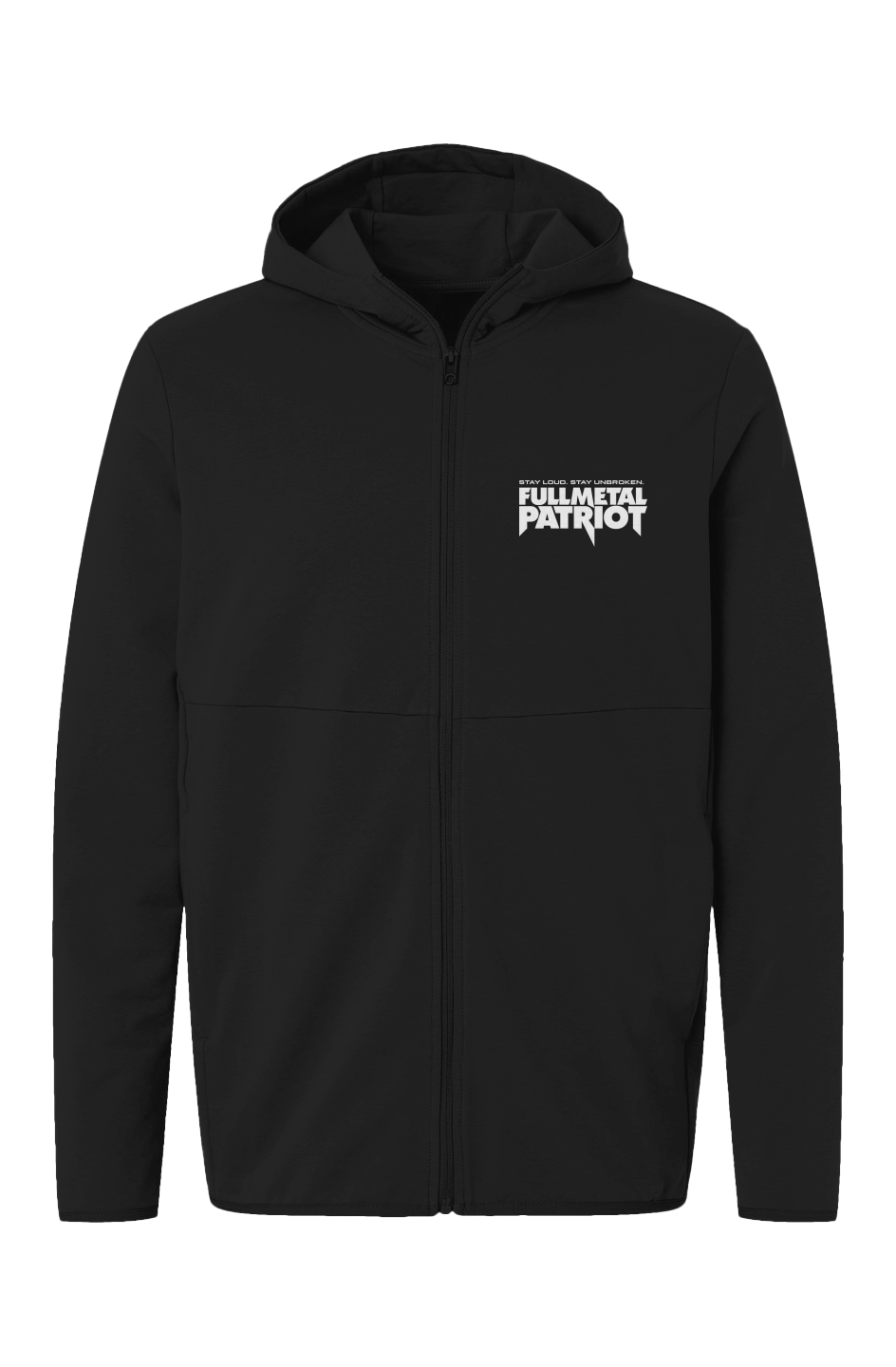 FMP - STAND STRONG - black zipper hoody – Full Metal Patriot