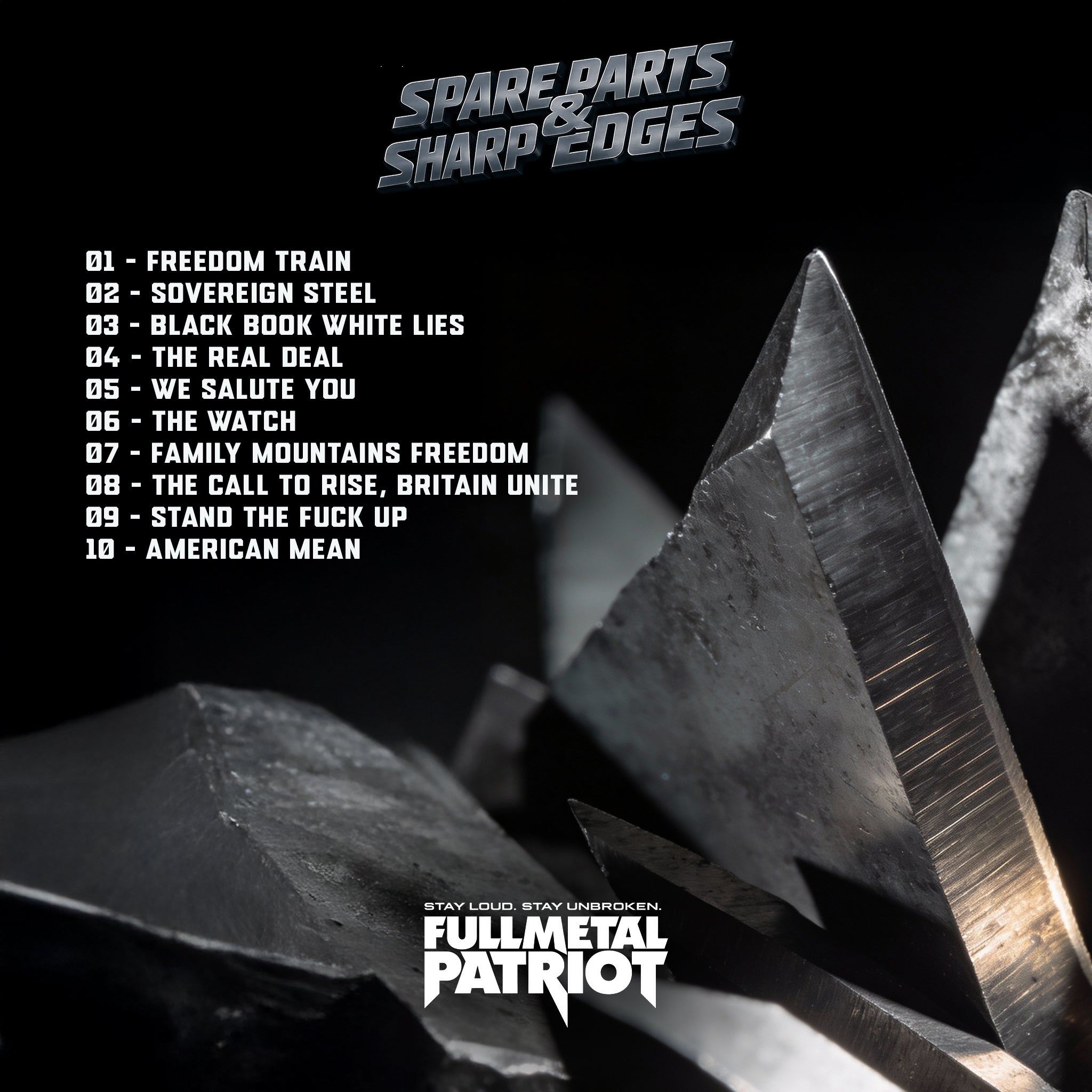 Full Metal Patriot -  Spare Parts and Sharp Edges - Digital Album Download