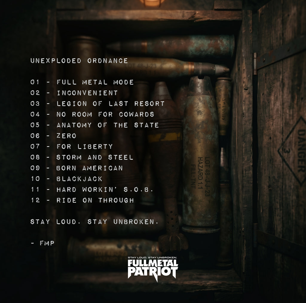 Full Metal Patriot - Unexploded Ordnance CD